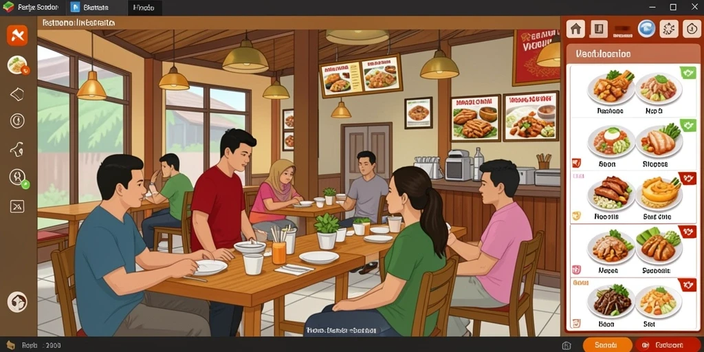 Tampilan antarmuka pengguna yang intuitif dan menarik.