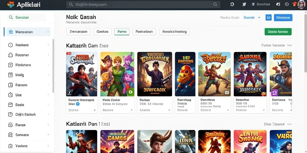 Tampilan antarmuka yang sederhana dan menarik.